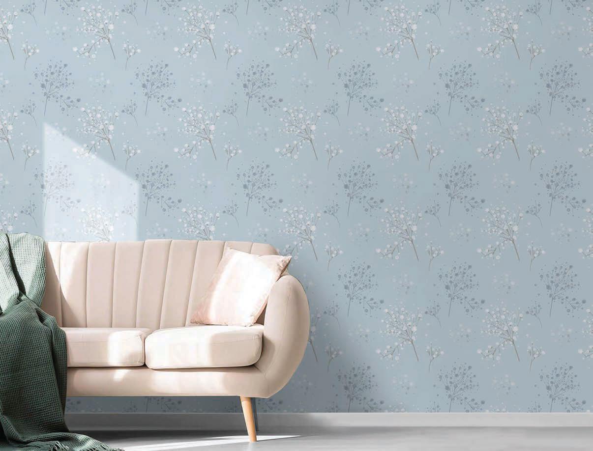 Baby's Breath floral wallpaper – The Wall Chronicles