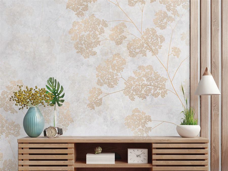 Gilded Foliage floral wallpaper – The Wall Chronicles
