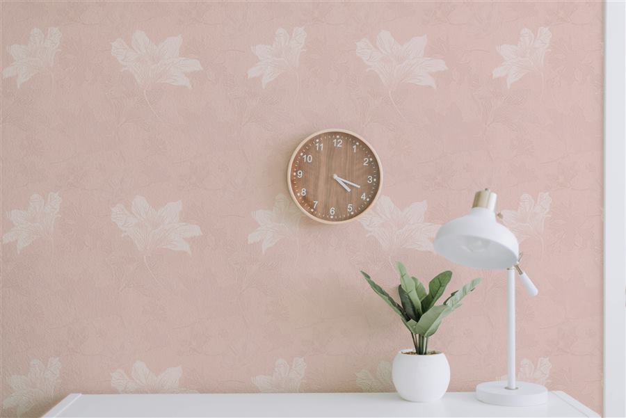 Mauve Blooms floral wallpaper – The Wall Chronicles