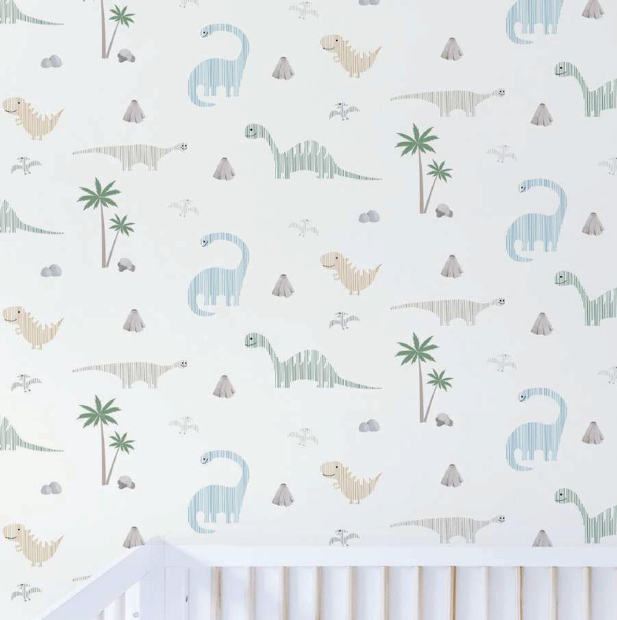 Dinosaurs kids room wallpaper – The Wall Chronicles