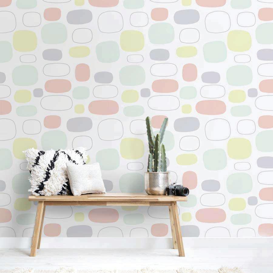 Pastel Bricks kids room wallpaper – The Wall Chronicles