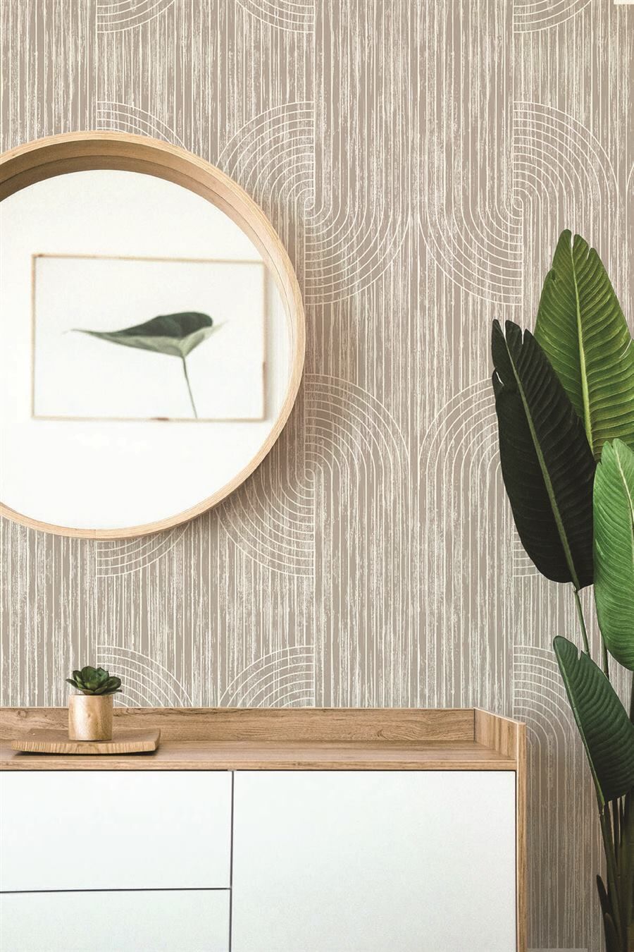 Distressed Arches modern pattern wallpaper – The Wall Chronicles