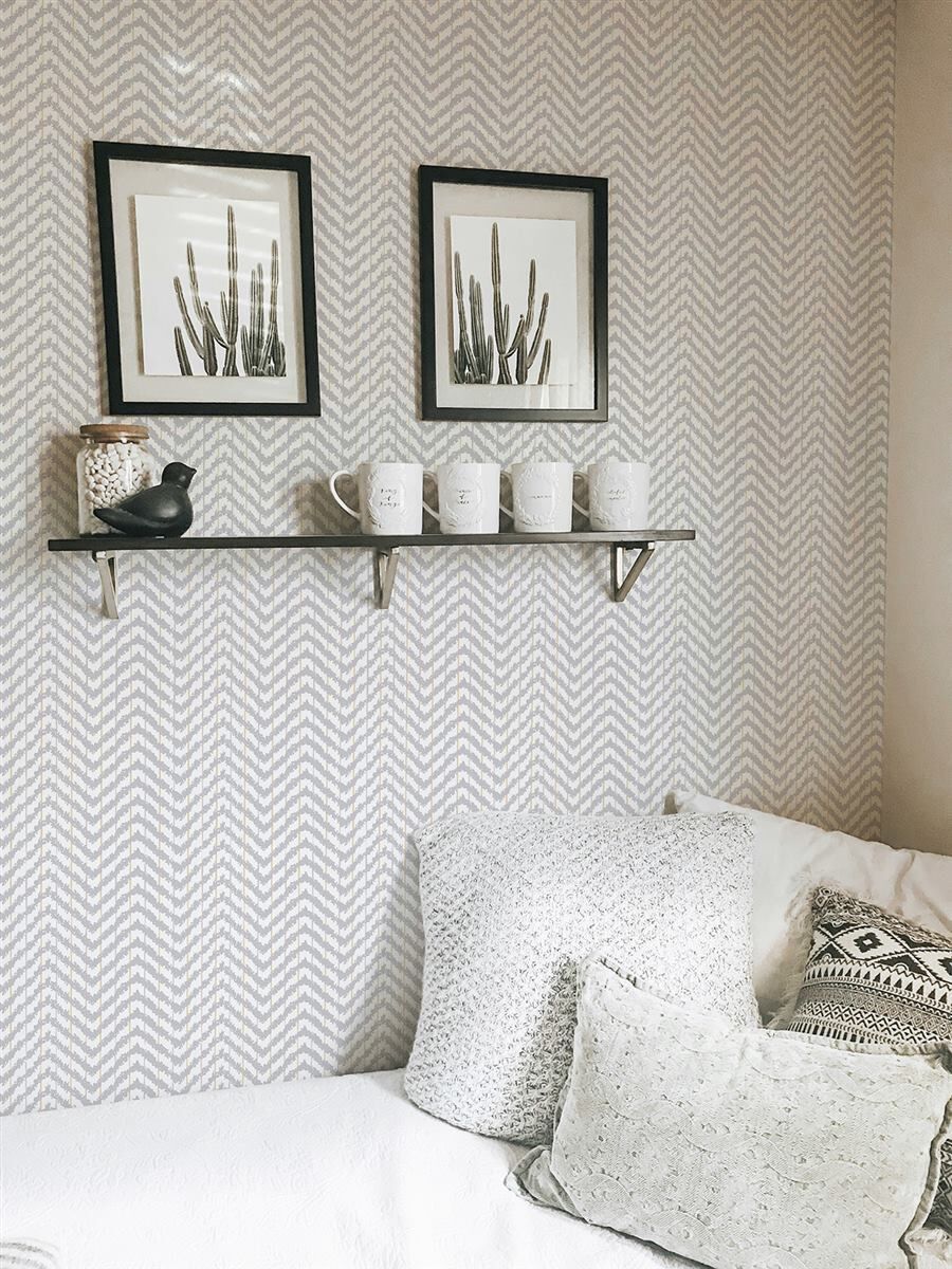 Ikat Chevron modern pattern wallpaper – The Wall Chronicles