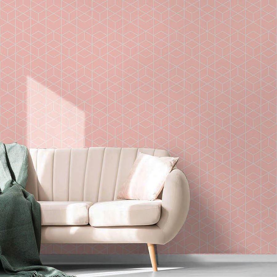 Knotted Cube modern pattern wallpaper – The Wall Chronicles