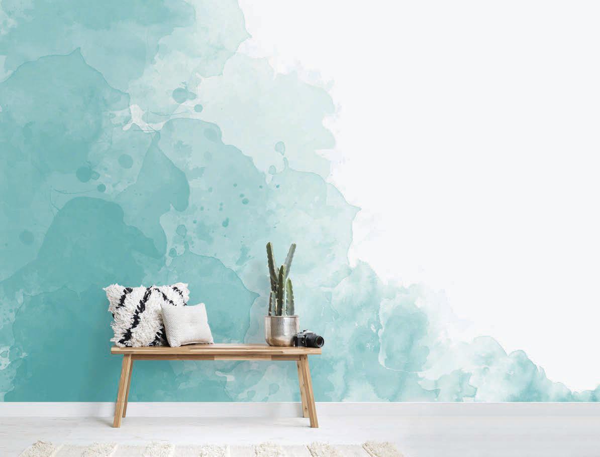 Aquamarine abstract wallpaper – The Wall Chronicles