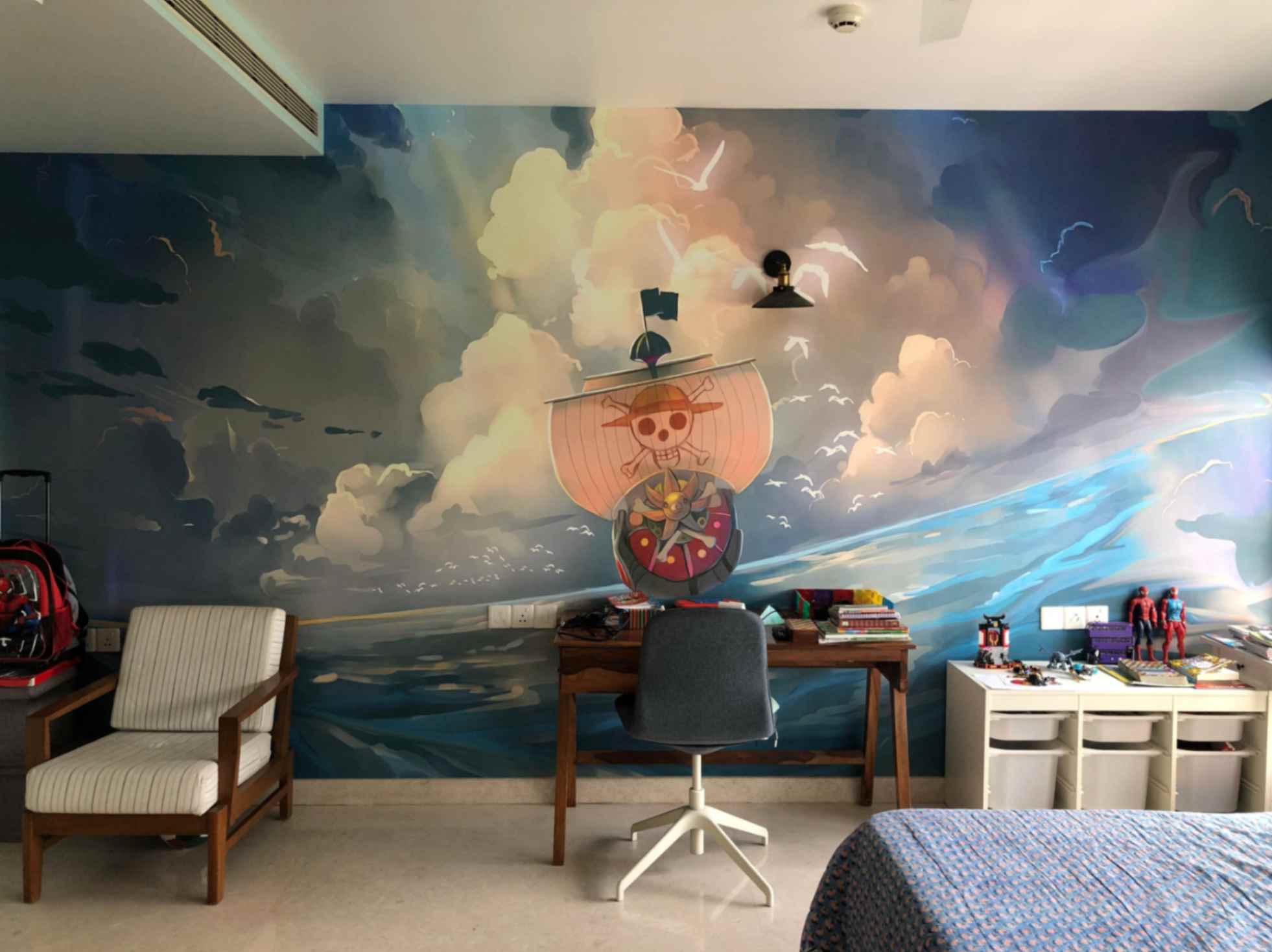 One Piece ocean mural wallpaper – The Wall Chronicles