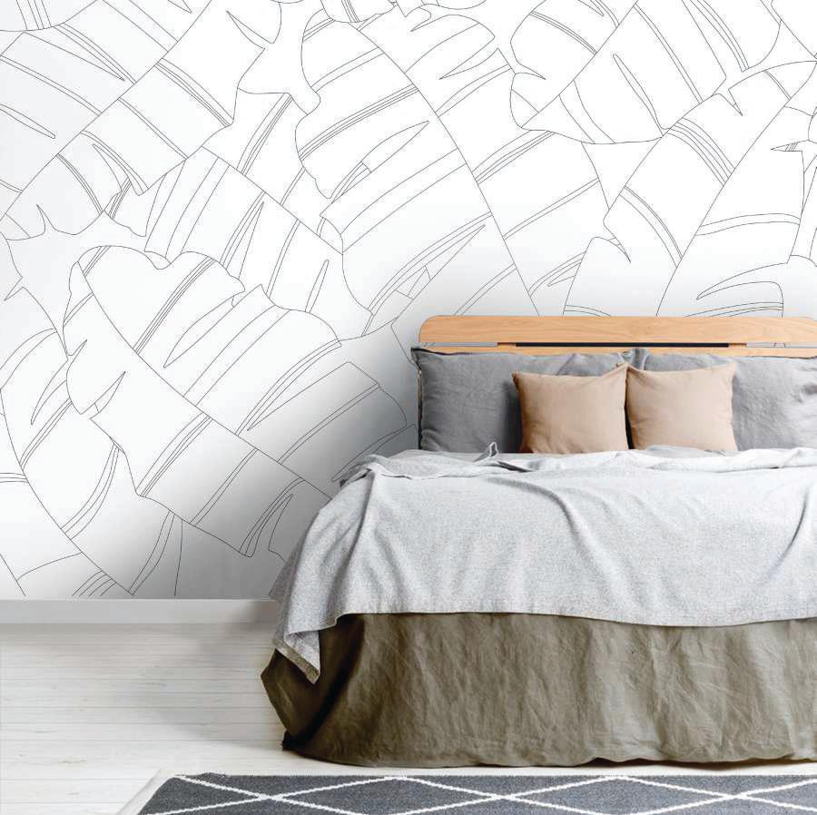 Banana Leaf bedroom wallpaper – The Wall Chronicles