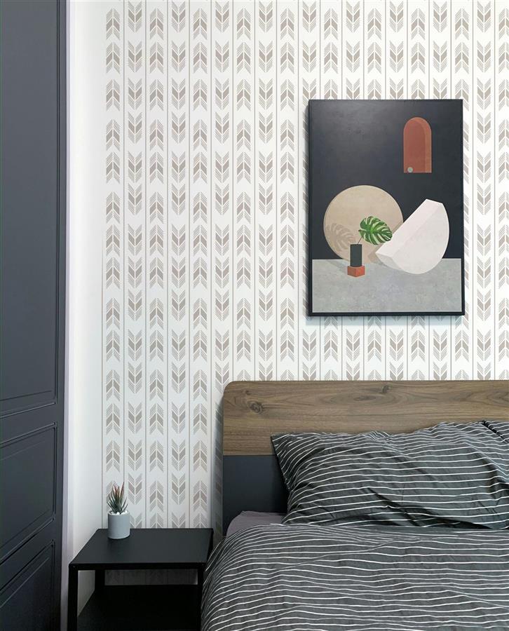 Tribal Chevron bedroom wallpaper – The Wall Chronicles