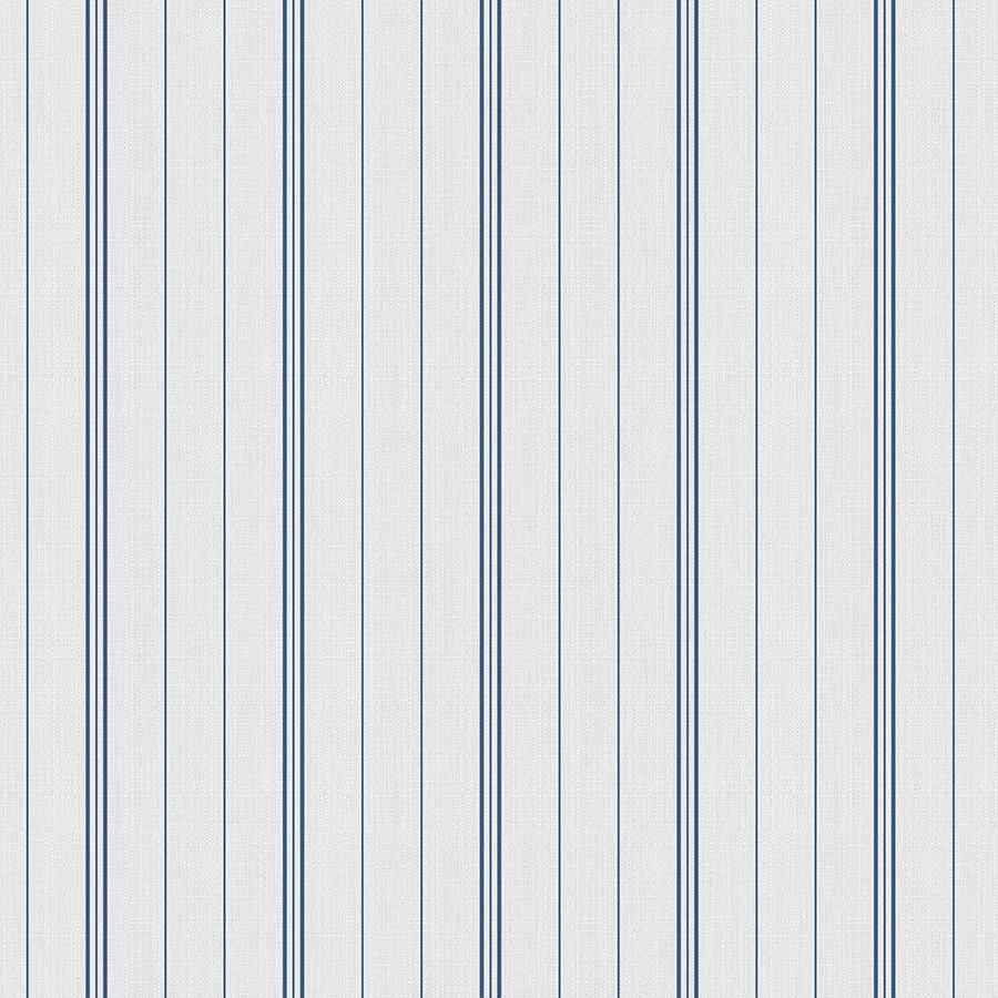 Vertical Stripe Wallpaper to Make Room Look Bigger