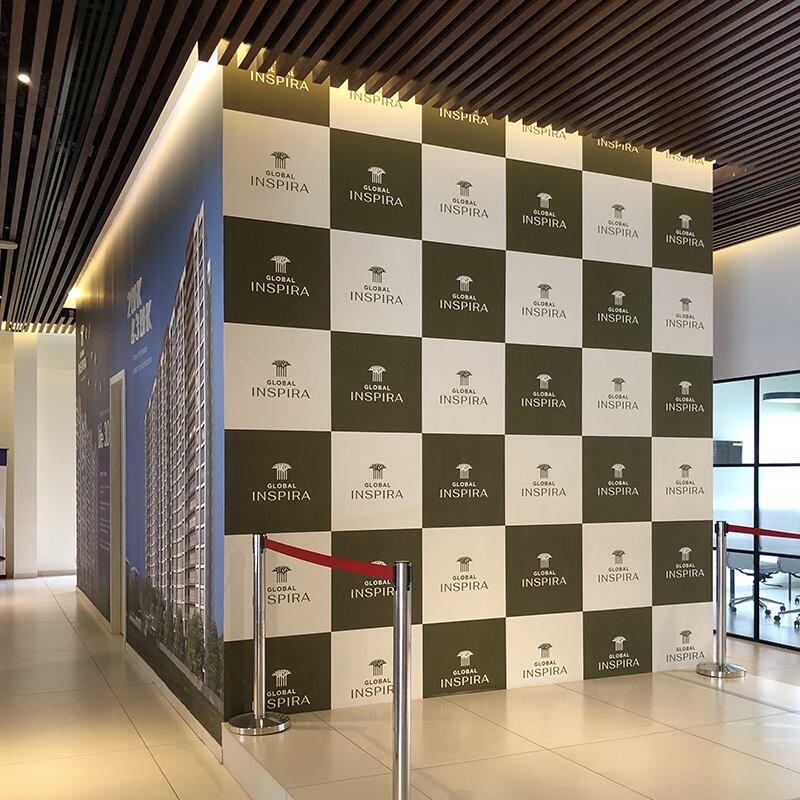 Global Inspira commercial wallpaper installation