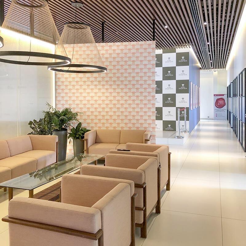 Global Inspira feature wall wallpaper