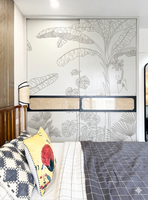 Custom wardrobe wallpaper design by The Wall Chronicles