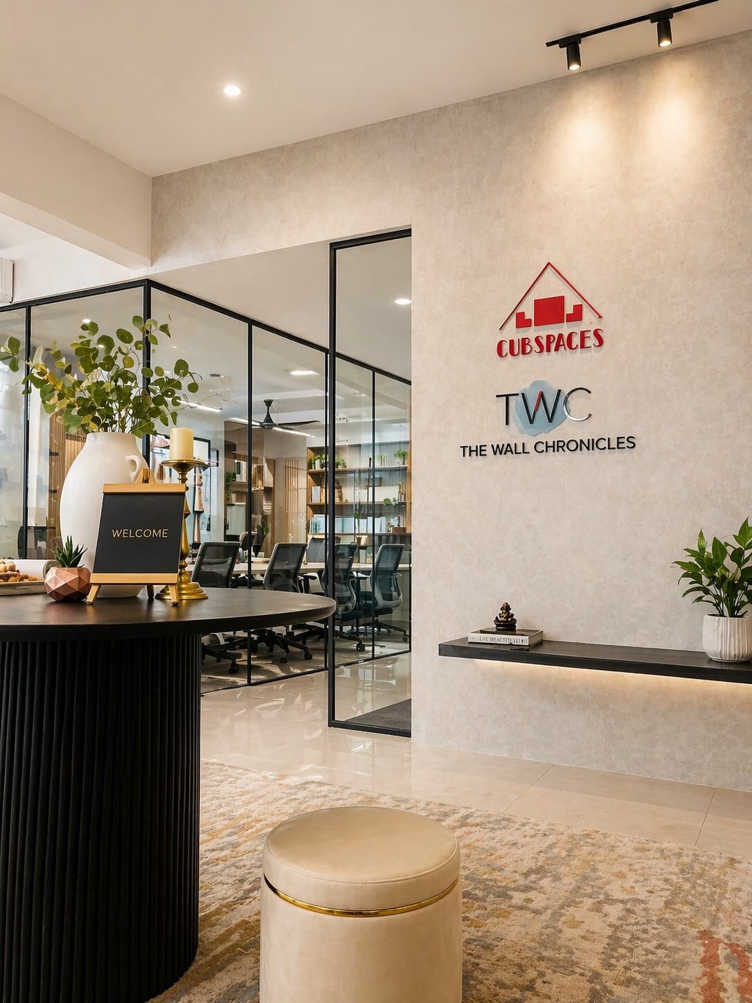 TWC experience centre – wallpaper display