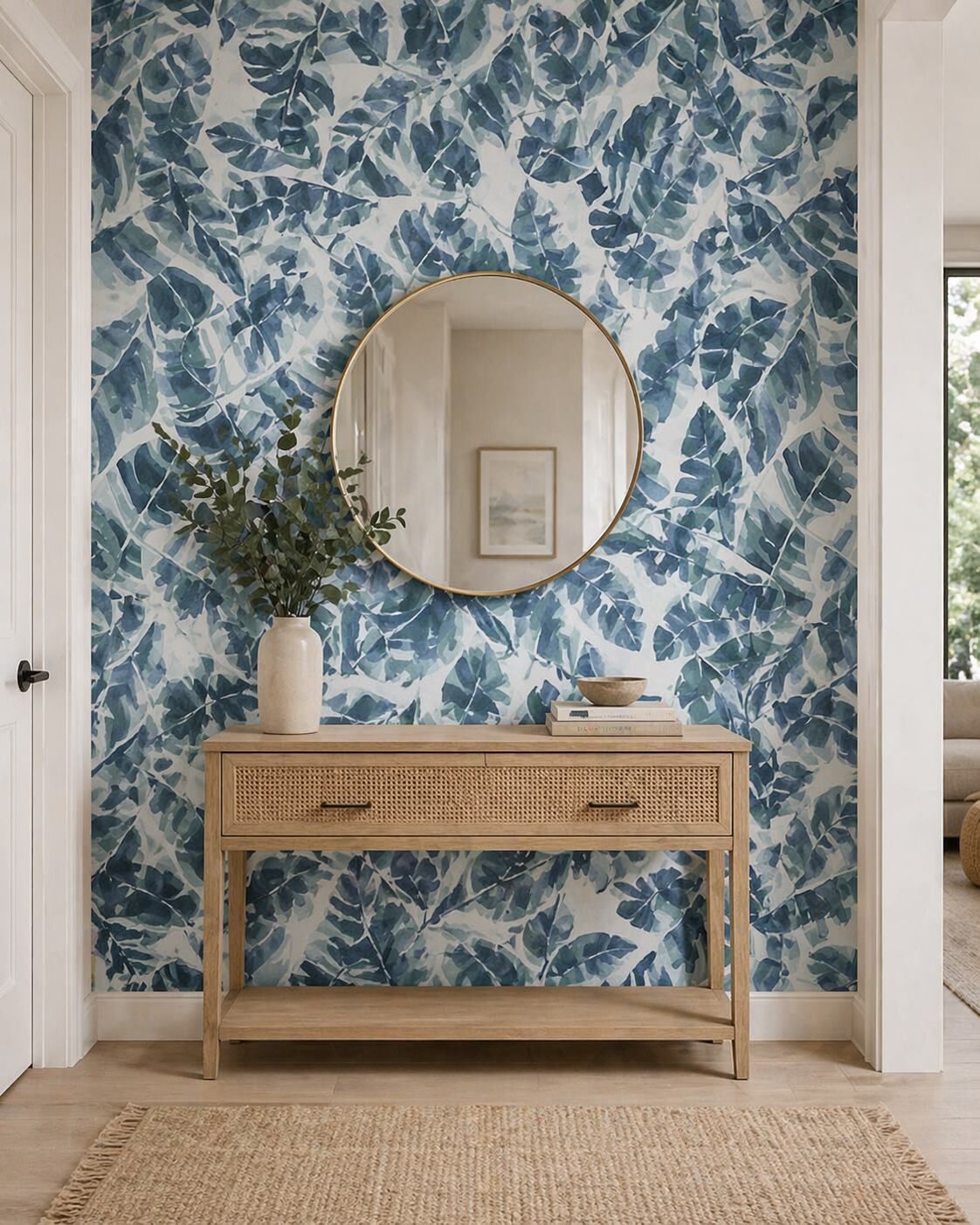 Banana Watercolour foyer wallpaper – The Wall Chronicles