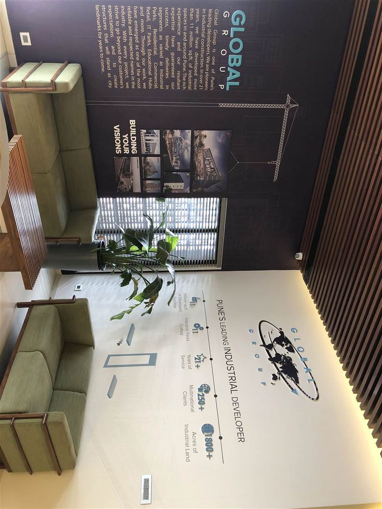 Global Inspira commercial wallpaper installation