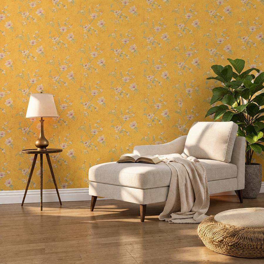 Blossoms living room wallpaper – The Wall Chronicles