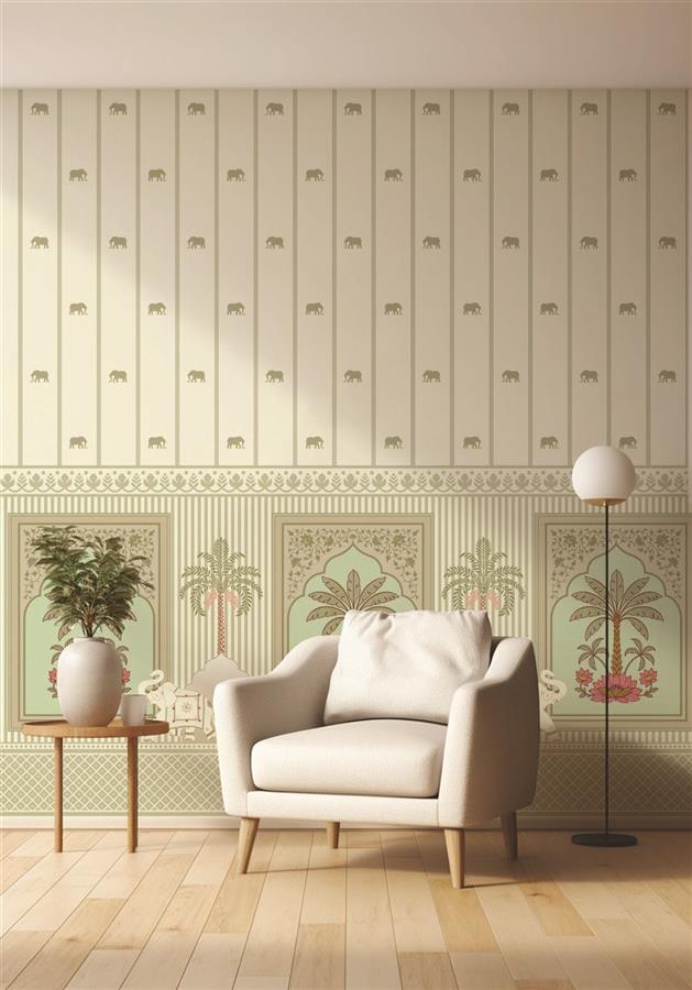 Elephant Mural living room wallpaper – The Wall Chronicles