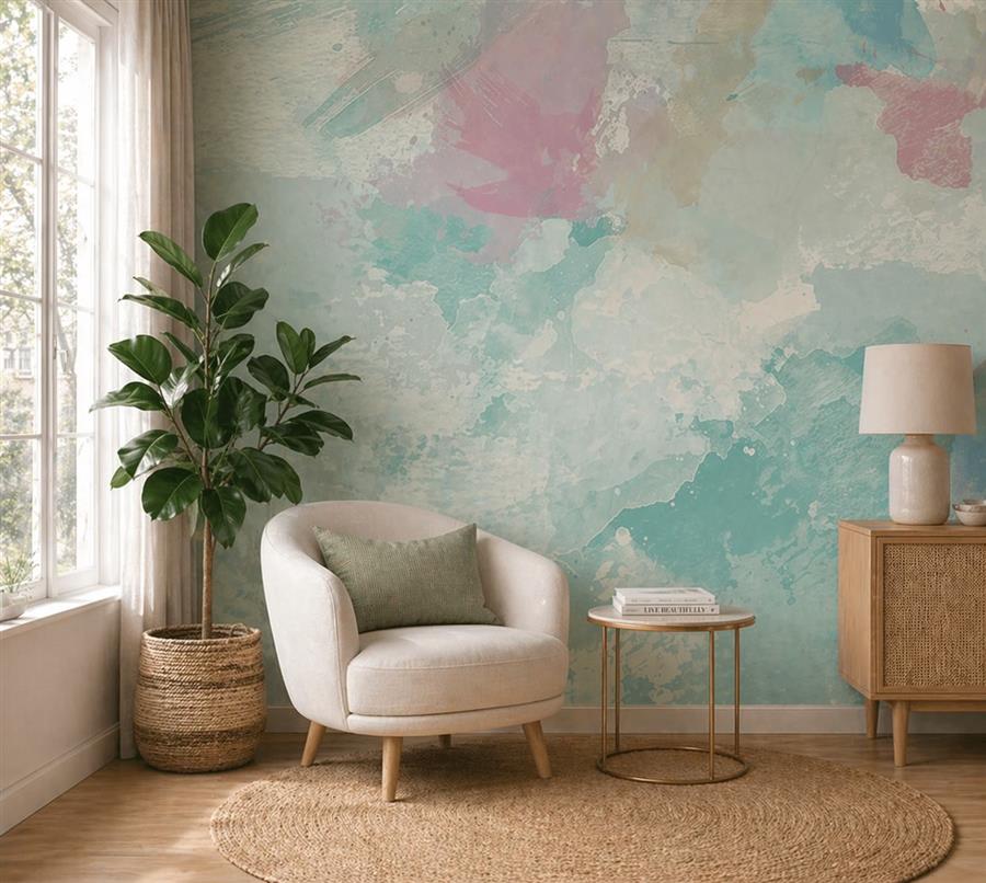 Opal living room wallpaper – The Wall Chronicles