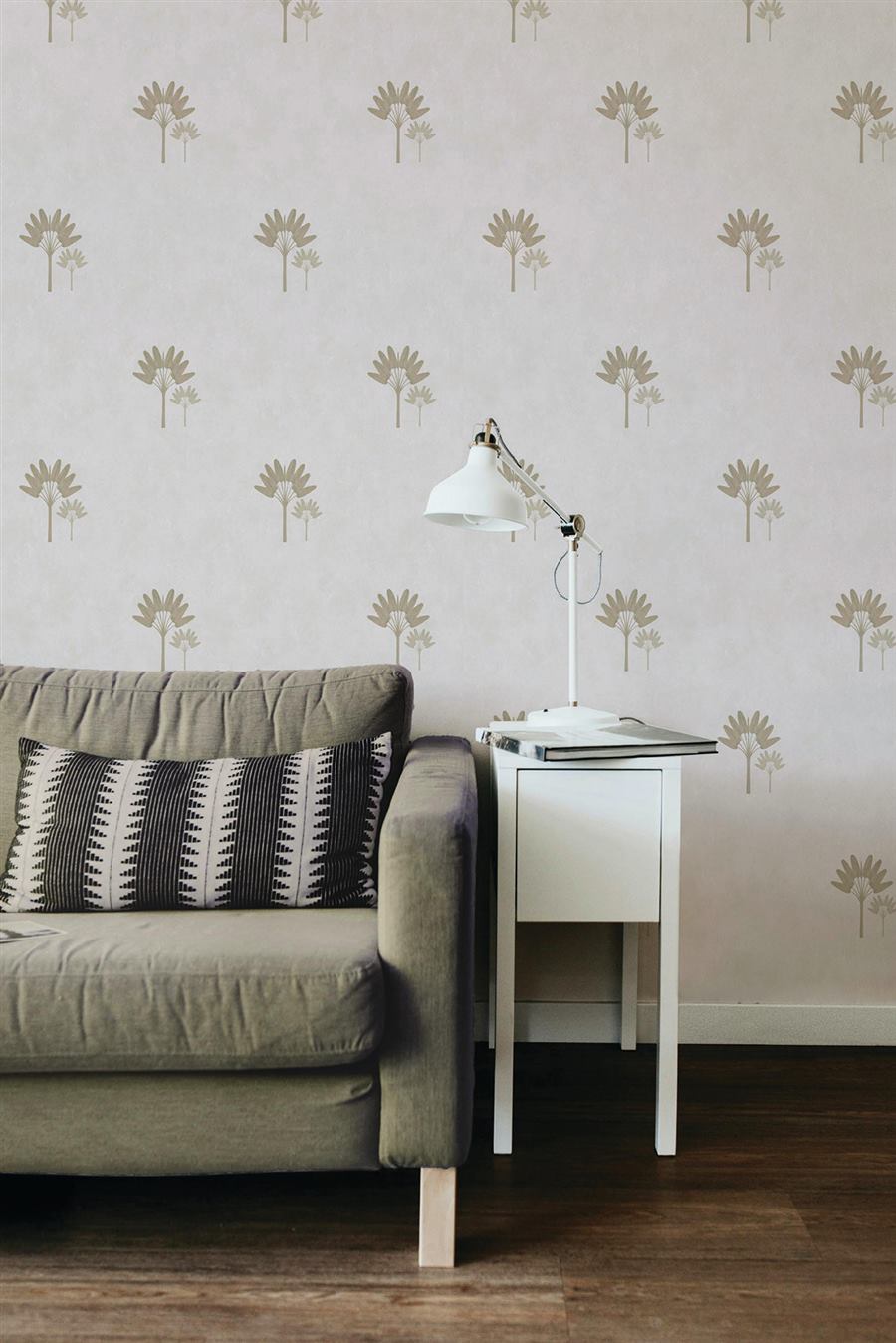 Sandstone Palm wallpaper – The Wall Chronicles