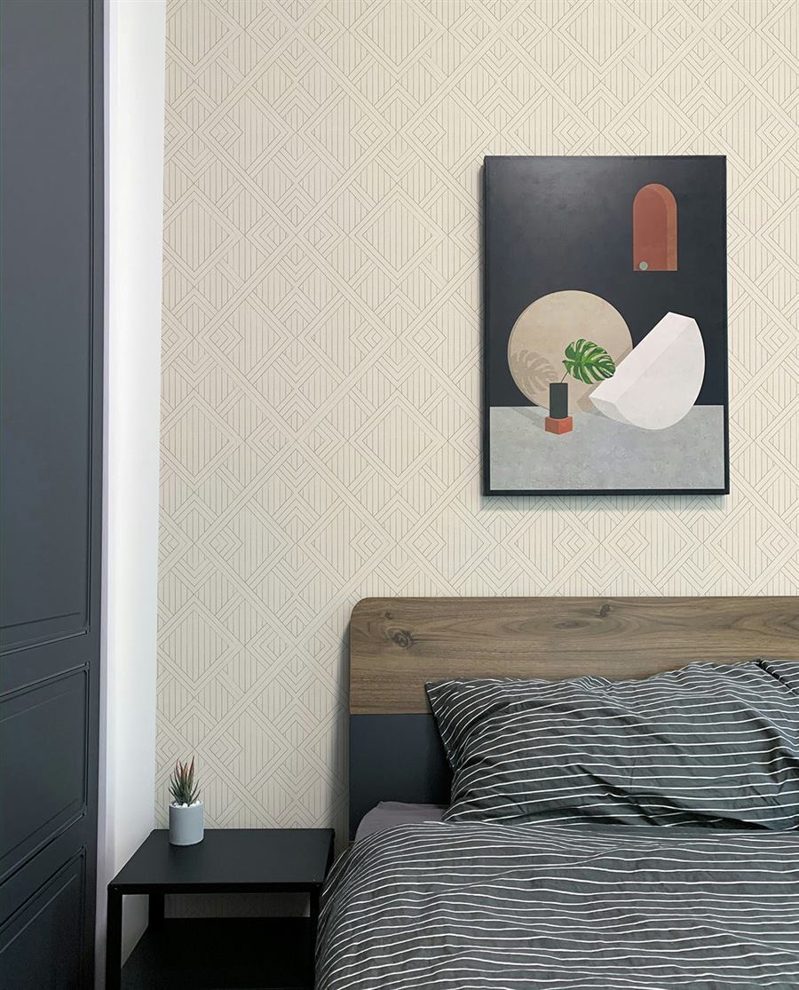 Diamond Weave repeat pattern wallpaper – The Wall Chronicles