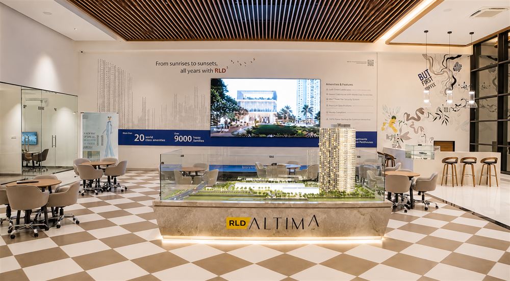 RLD Altima commercial wallpaper installation