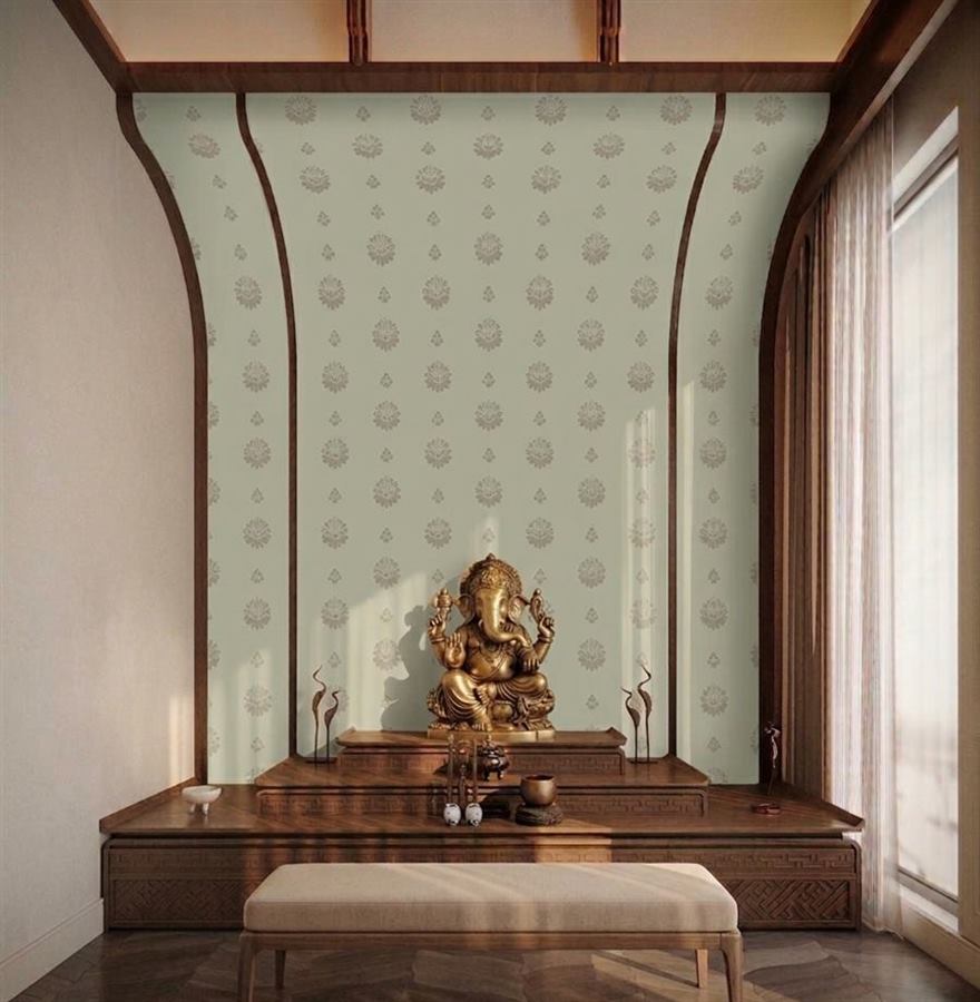 Heirloom Motif temple wallpaper – The Wall Chronicles