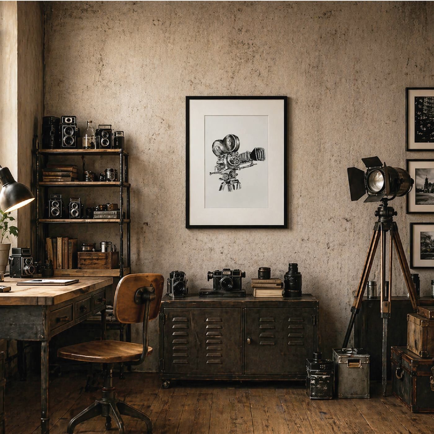 Cinema Camera – art paper print