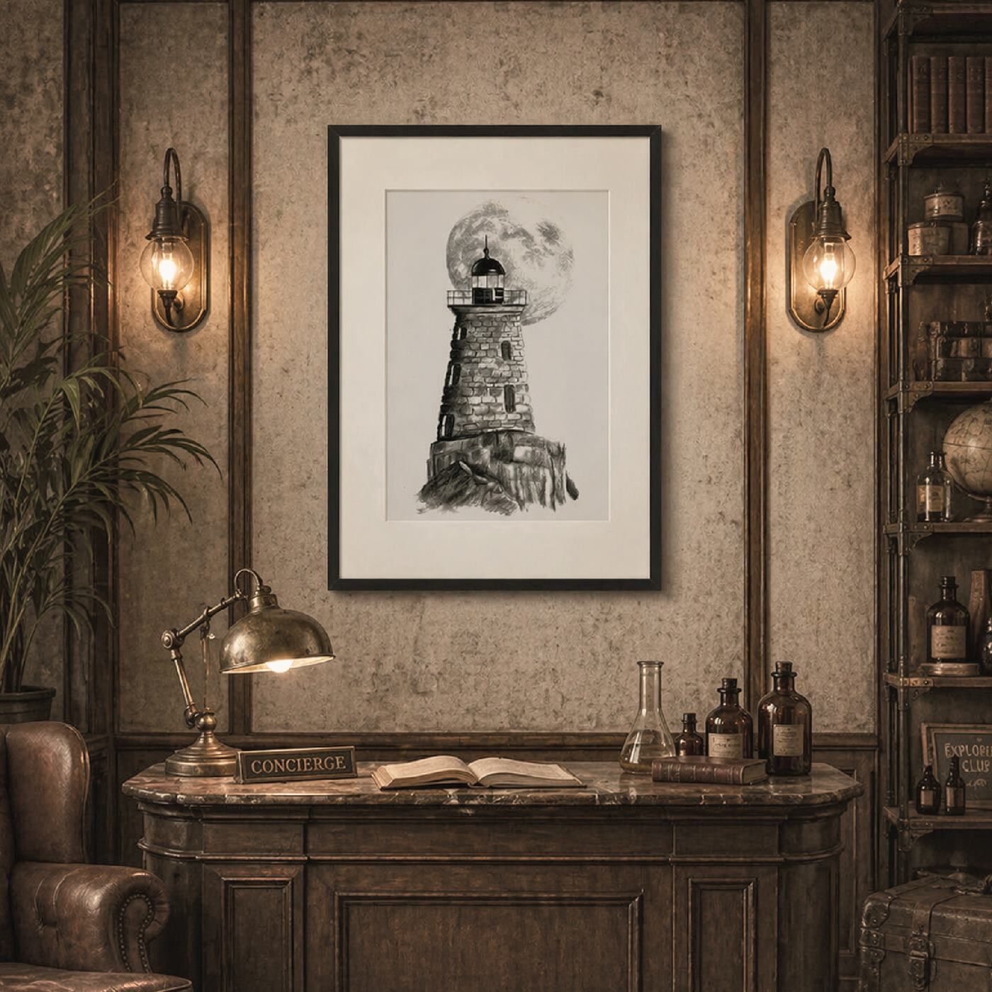 The Lighthouse – art paper print